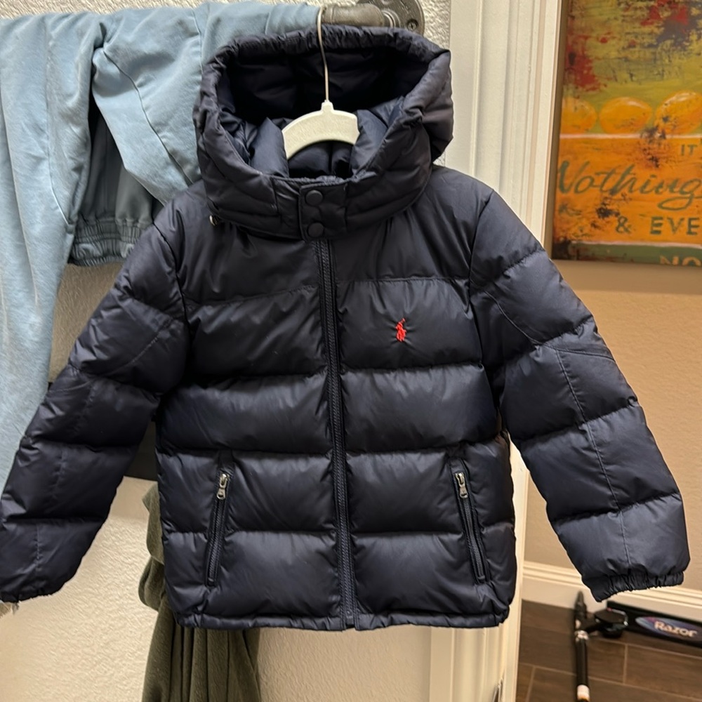 Ralph Lauren POLO winter jacket. Like new with 80% white duck down